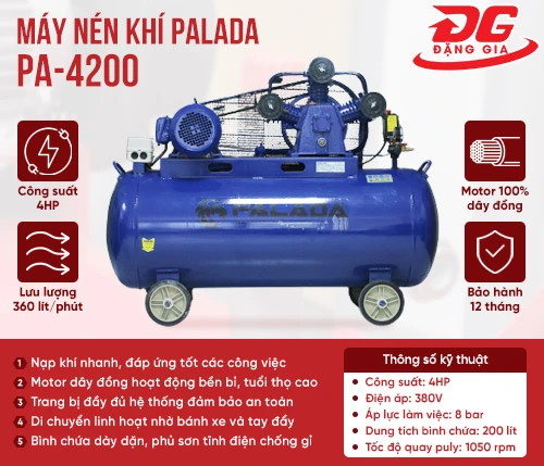 Máy nén khí Palada PA-4200 2