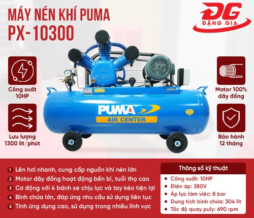 Máy nén khí PUMA PX-10300 (10HP) 2
