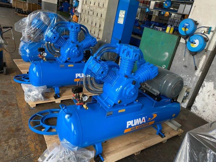 Bàn giao máy nén khí piston Puma PK 1530 cho xưởng sản xuất ở KCN VSIP