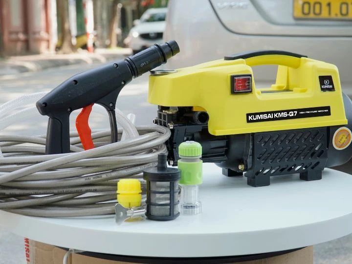 Giao tận nơi máy rửa xe Kumisai KMS Q7 tới tiệm sửa xe bình dân tại Hà Nam 4