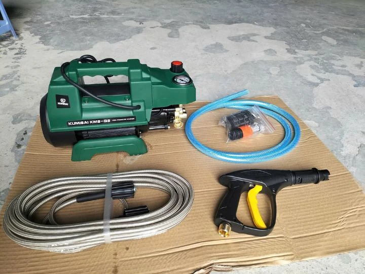 Bàn giao máy rửa xe mini gia đình Kumisai KMS Q8 cho Tiệm xe 3T Hải Phòng 2
