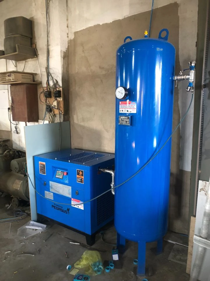 Hoàn tất bàn giao và lắp đặt máy nén khí trục vít Pegasus tại nhà máy Phú Hưng 4