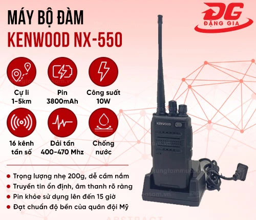 Máy bộ đàm Kenwood NX-550 2