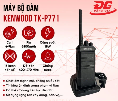 Máy bộ đàm Kenwood TK-P771 2