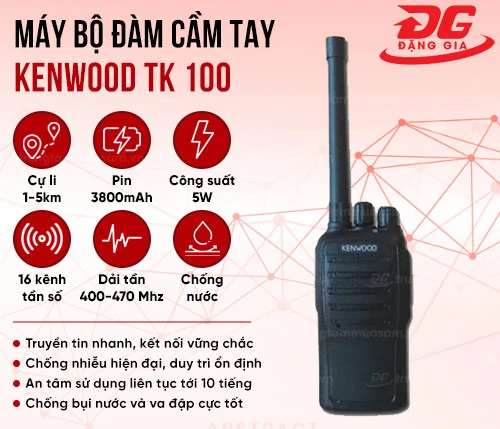 Máy bộ đàm cầm tay Kenwood TK 100 2