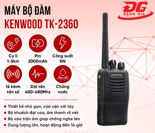 Máy bộ đàm Kenwood TK-2360 2