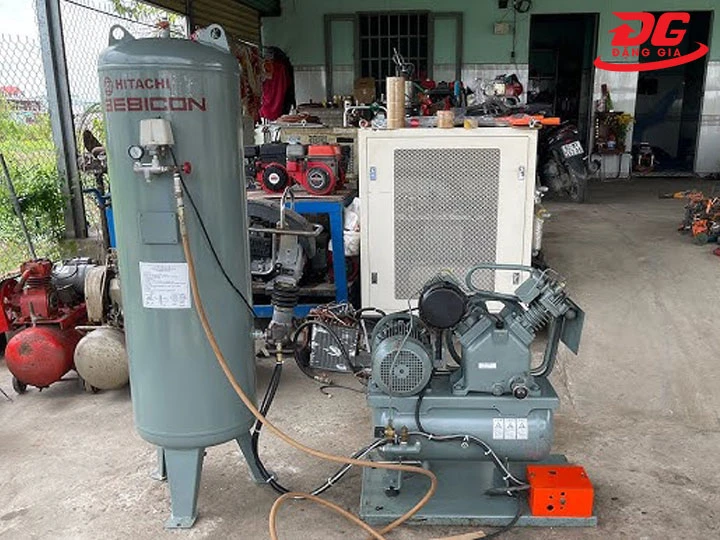 bộ phận chính của máy nén khí cách âm Nhật bãi