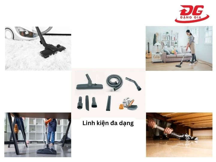Bộ phụ kiện đa năng, linh hoạt mọi ngóc ngách