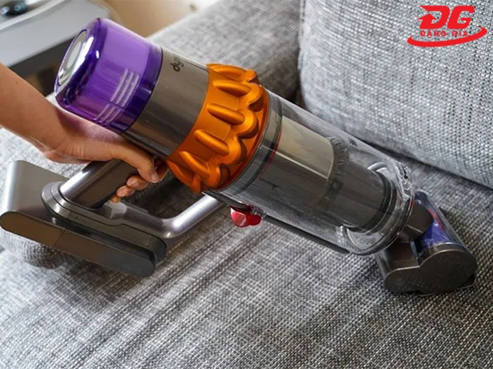 Cách khởi động và chuyển chế độ hút Máy hút bụi Dyson V12