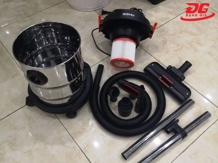 Cách lắp máy hút bụi 12l Yili