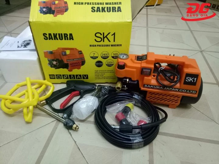Cách lắp máy rửa xe Sakura