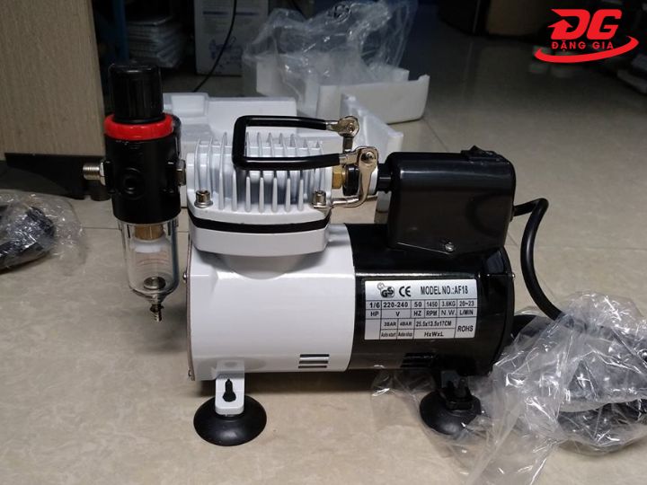 Cách dùng máy nén khí Airbrush