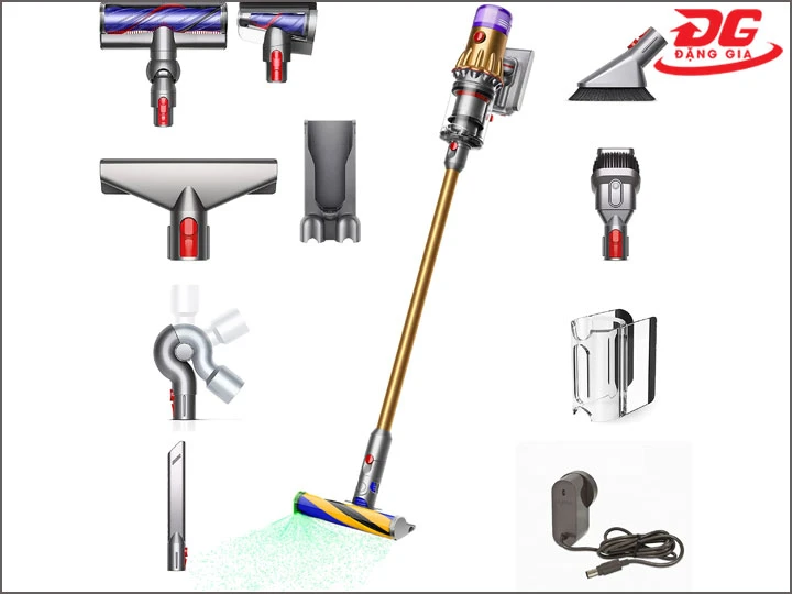 Cách tháo - đổ bụi và vệ sinh bộ lọc Máy hút bụi Dyson V12