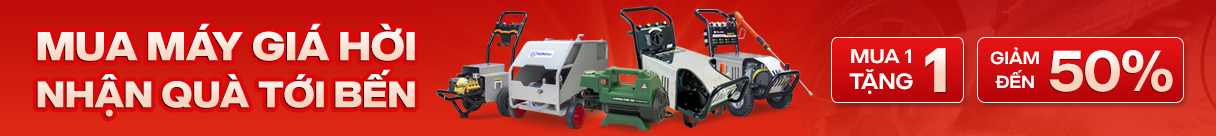 Banner máy rửa xe
