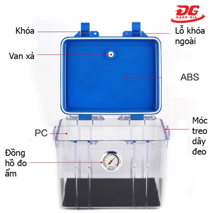cấu tạo của hộp chống ẩm
