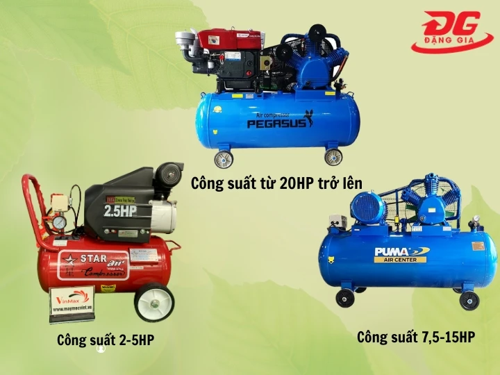 Chọn máy nén khí 2 cấp có công suất phù hợp