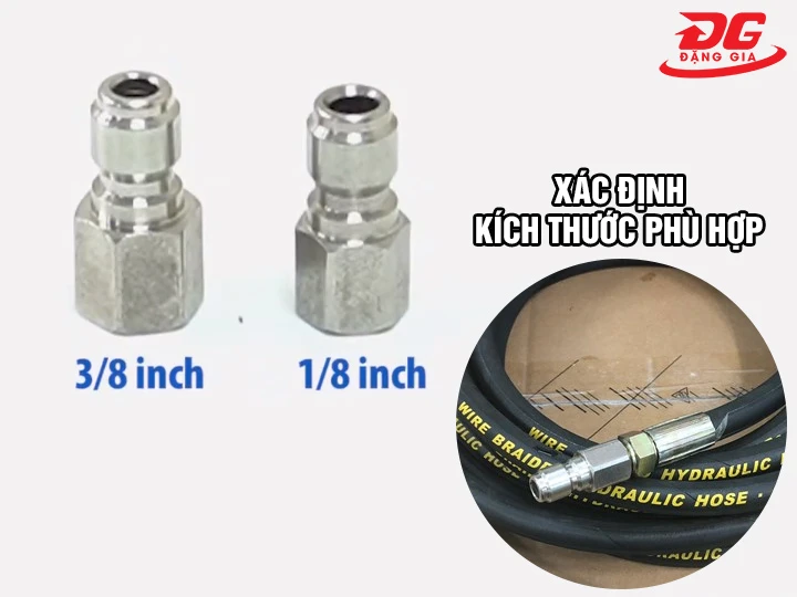 Chọn đầu đuôi chuột dây rửa xe cao áp