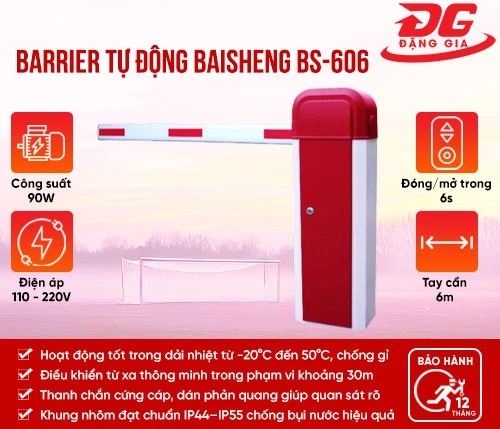 Barrier tự động Baisheng BS-606 2