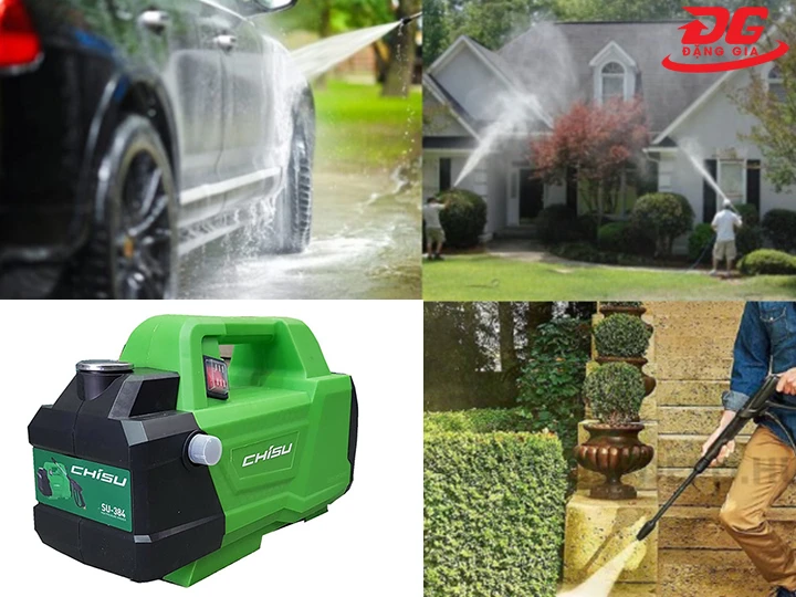Công dụng bất ngờ của máy rửa xe Chisu