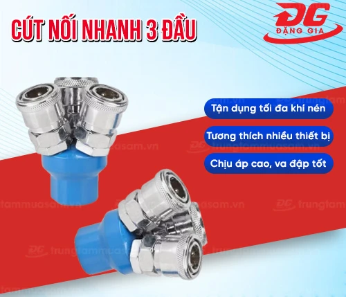 Cút nối nhanh 3 đầu 2