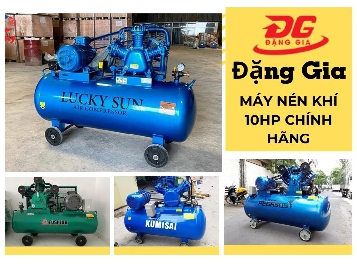 Mua máy nén khí 10HP chính hãng taị Đặng Gia