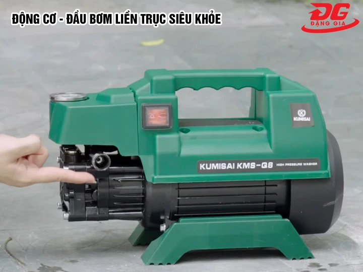 Động cơ - đầu bơm máy rửa xe gia đình Kumisai KMS Q8 