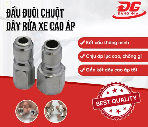 Đầu đuôi chuột dây rửa xe cao áp 2