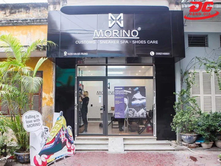 Dịch vụ vệ sinh giày tại Hà Nội Morino
