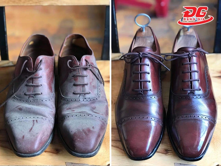 dung dịch vệ sinh giày da giúp giữ màu sắc tốt