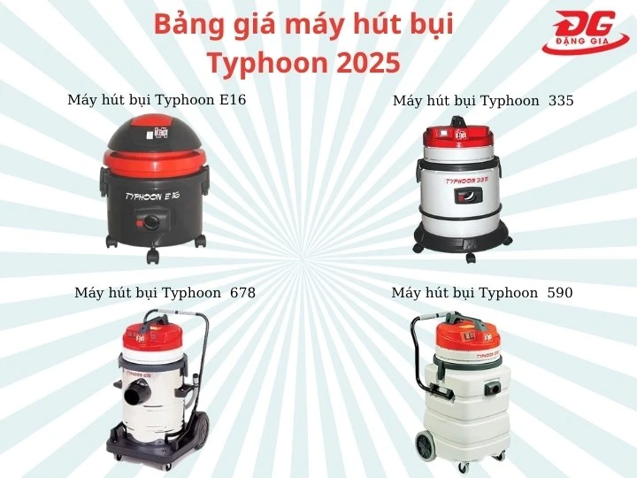 Giá máy hút bụi Typhoon