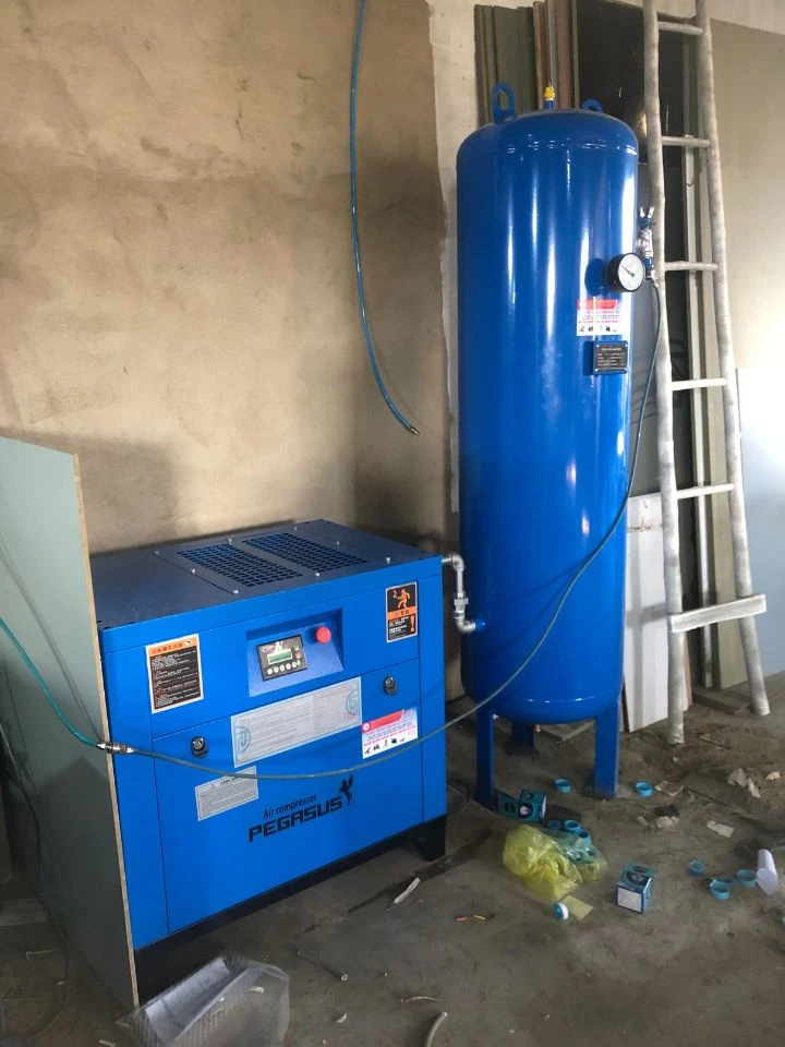 Hoàn tất bàn giao và lắp đặt máy nén khí trục vít Pegasus tại nhà máy Phú Hưng 2