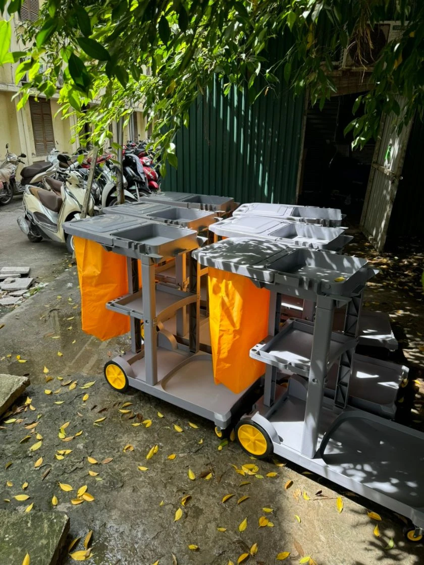 Giao hoàn tất xe đẩy quét rác Kumisai cho khu nhà máy ở Bắc Ninh