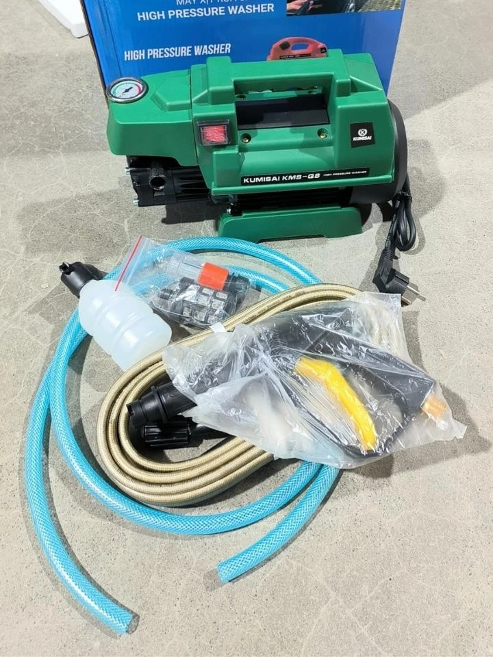 Bàn giao máy rửa xe mini gia đình Kumisai KMS Q8 cho Tiệm xe 3T Hải Phòng 1