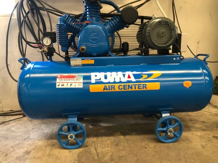 Giao thành công máy nén khí piston Puma PK 15300 cho công ty Vinex ở Bình Dương