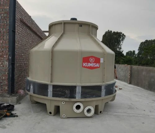 Giao và lắp đặt tháp giải nhiệt Kumisai KMS 100RT cho nhà máy hóa chất Đông Á