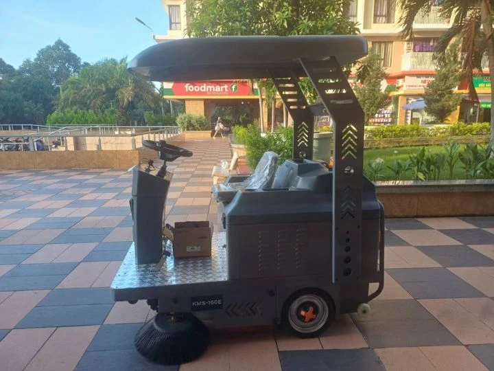 Xuất xưởng xe quét rác Kumisai KMS 160E cho khu chung cư ở Bắc Giang 4
