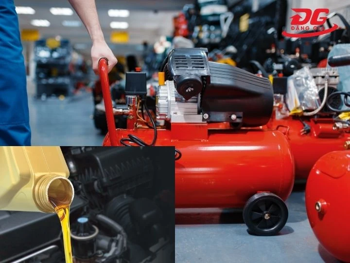 Hướng dẫn thay dầu máy nén khí mini