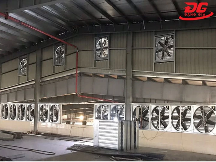 Làm mát nhà xưởng bằng quạt công nghiệp