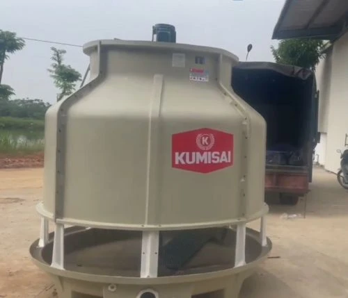 Lắp đặt thành công tháp giải nhiệt Kumisai KMS 60RT cho nhà máy điện An Khánh