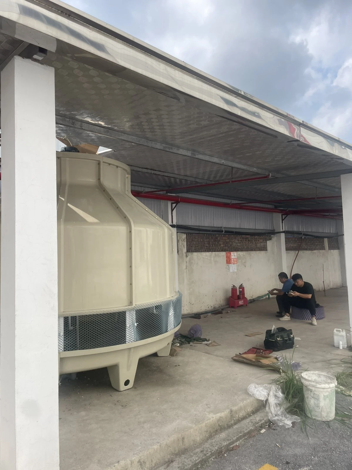 Hoàn tất bàn giao tháp giải nhiệt Kumisai KMS 150RT tại Công ty Cơ khí Bình Minh 5