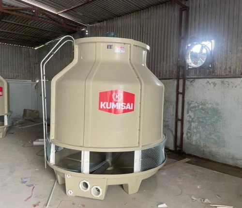 Hỗ trợ lắp đặt tháp giải nhiệt Kumisai KMS 50RT cho Công ty chế biến Hưng Hoà 3