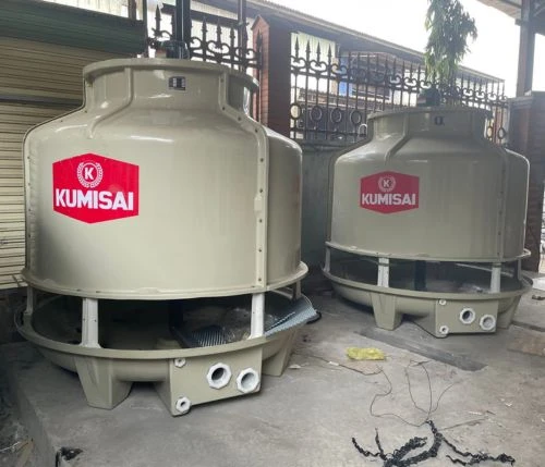 Hỗ trợ lắp đặt tháp giải nhiệt Kumisai KMS 50RT cho Công ty chế biến Hưng Hoà 1
