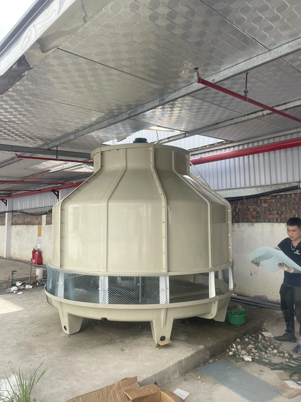Hoàn tất bàn giao tháp giải nhiệt Kumisai KMS 150RT tại Công ty Cơ khí Bình Minh 2