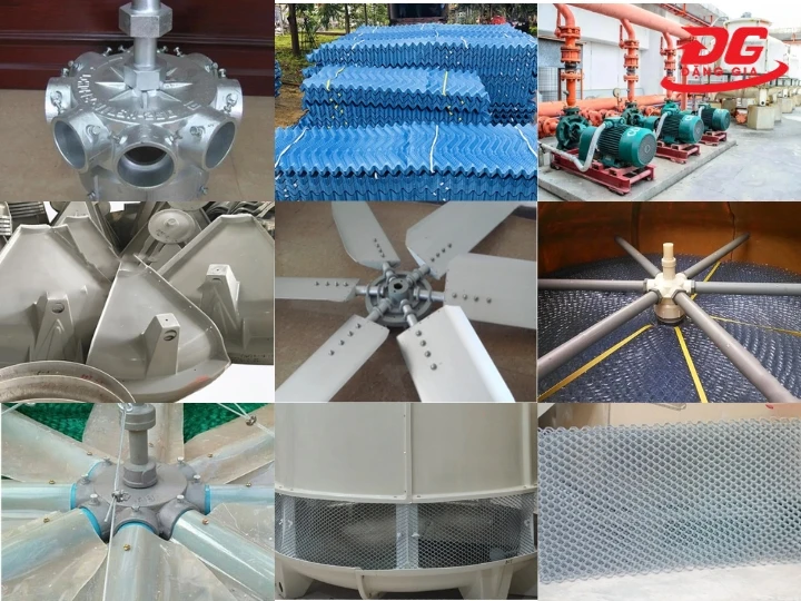 Tổng quan linh kiện tháp giải nhiệt