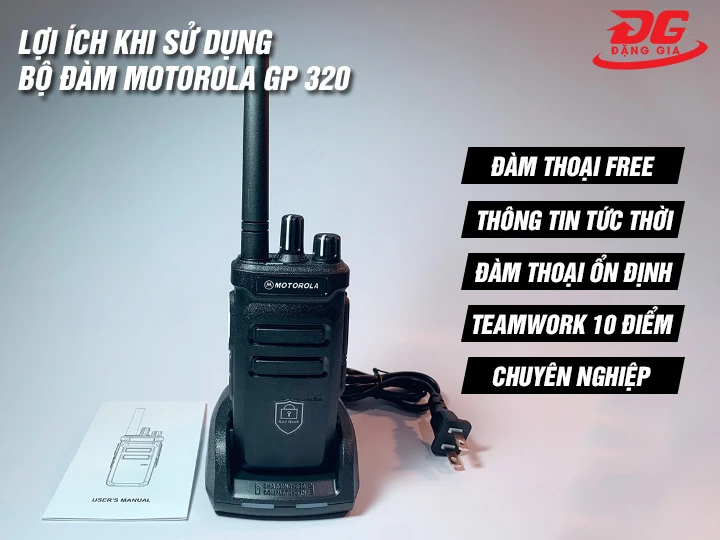 Lợi ích khi sử dụng bộ đàm Motorola GP 320