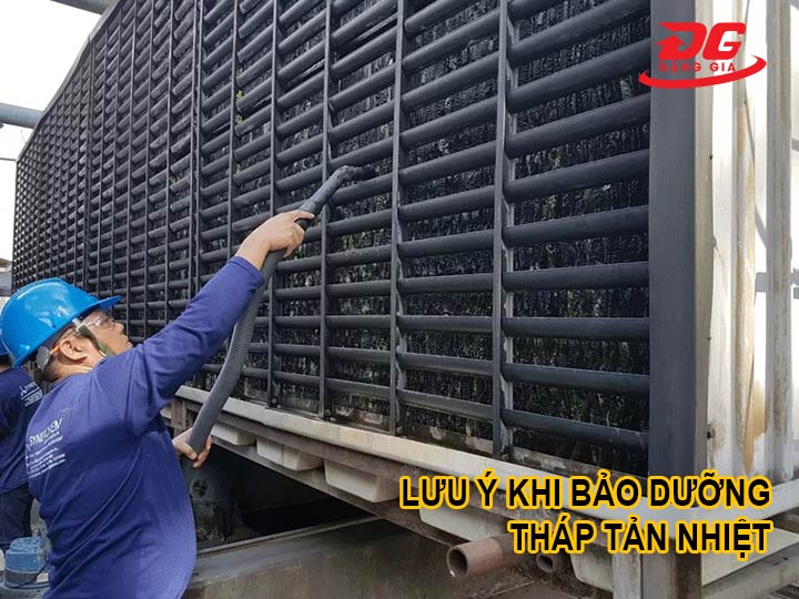 ưu ý khi bảo dưỡng tháp tản nhiệt