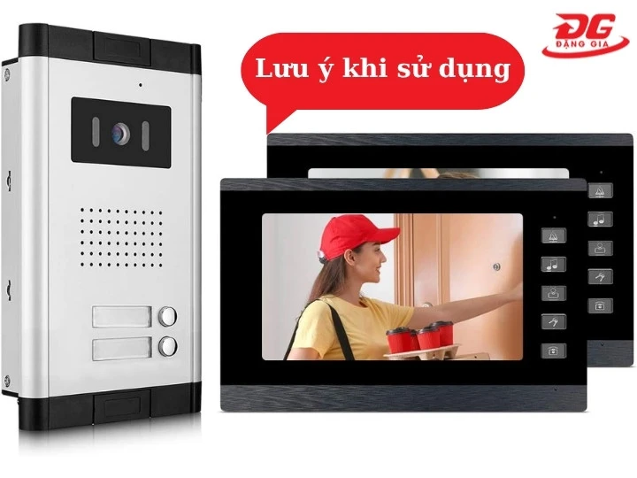 Lưu ý khi dùng bộ đàm Intercom