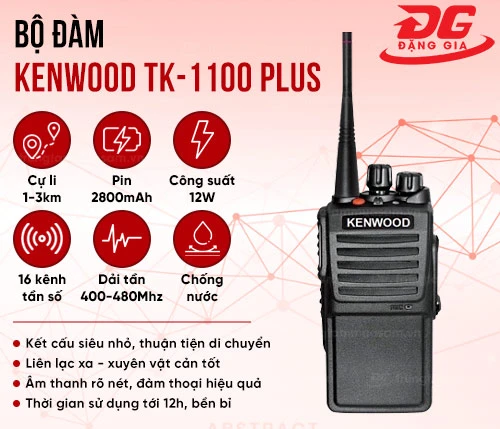Bộ đàm Kenwood TK-1100 Plus 2