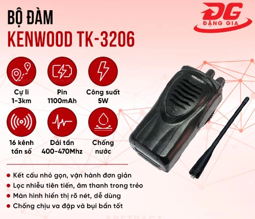 Bộ đàm Kenwood TK-3206 2