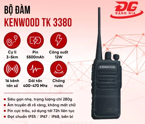 Bộ đàm Kenwood TK 3380 2